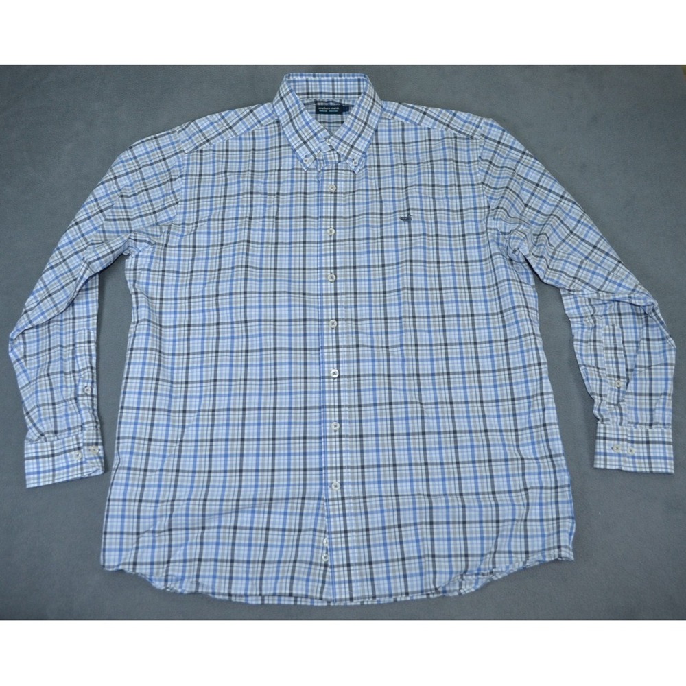Southern Marsh Men's Large Button Down Shirt Long Sleeve Plaid